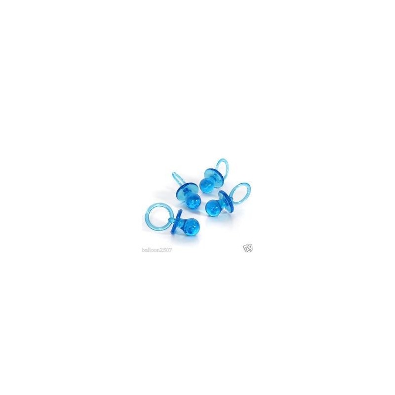 Chupetes azules decorativos 18 uds