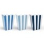 Cajitas decorativas palomitas azules 6 uds