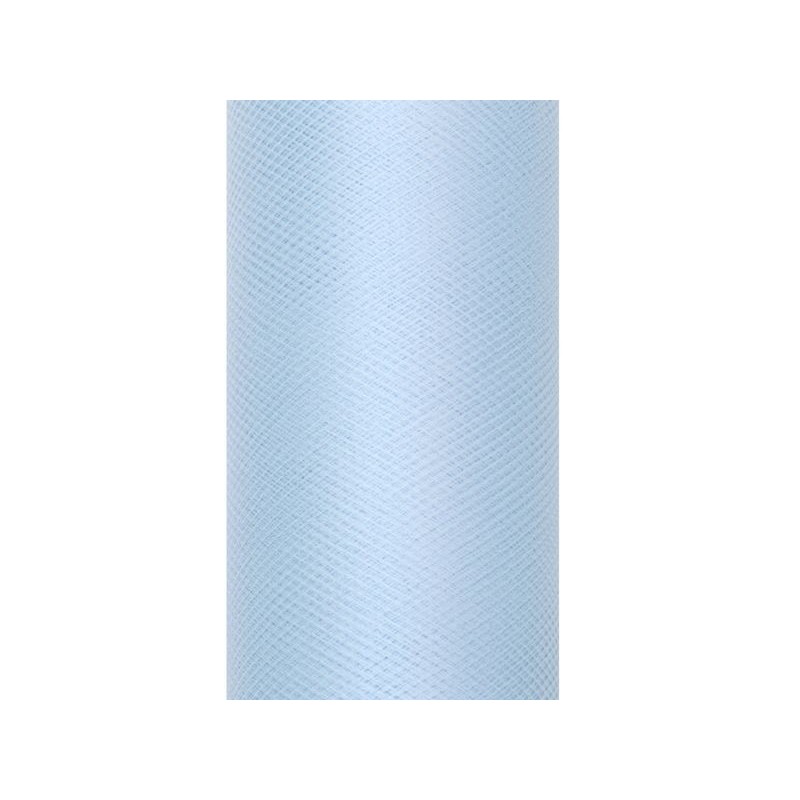 Tul azul cielo rollo 9 mtx50 cm decoraciones