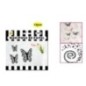 Mariposas negras papel 12 uds