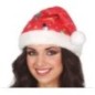 Gorro papa noel rojo estampado muñeco nieve