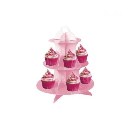Soporte-para-cupcakes-rosa-25-cm-8433584511860-51186