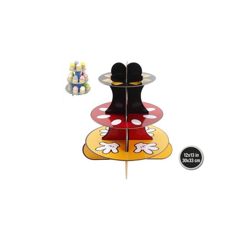Torre cupcakes raton