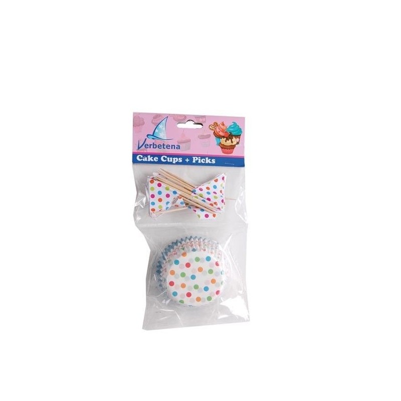 Moldes cup cakes magdalenas confeti mas pinchos