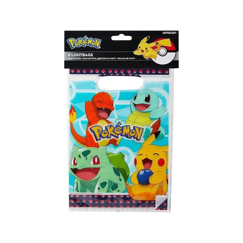 Bolsas chuches pokemon 8 uds
