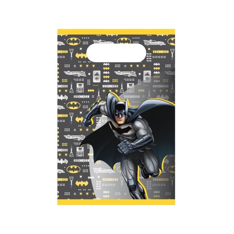 Bolsas Batman cumpleaños 16x23 cm 8 uds
