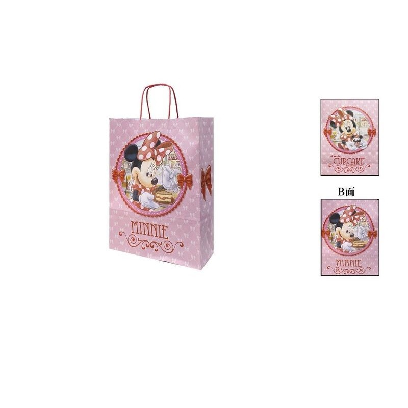 Bolsa Regalo Minnie lunares 24x10x32 cm