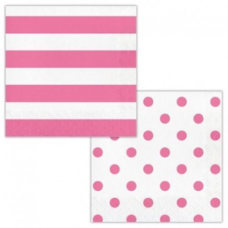 Servilletas-blancas-lunares-y-rayas-rosas-16-uds-33-cm-39938578589-CC337048