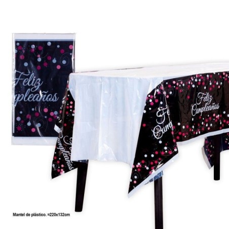 Mantel-Feliz-cumpleanos-negro-rosa-137x274-cm-reusable-8435127400716-40071