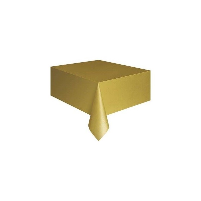 Mantel dorado liso 137x213 cm