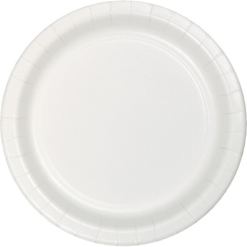 Platos Blancos 8 uds 23 cm
