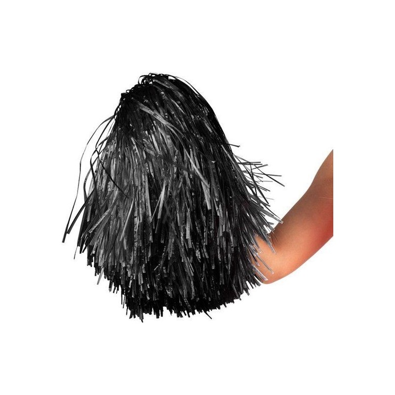 Pom pom animadora negro unidad