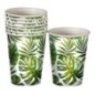 Vasos hojas palma 6 uds