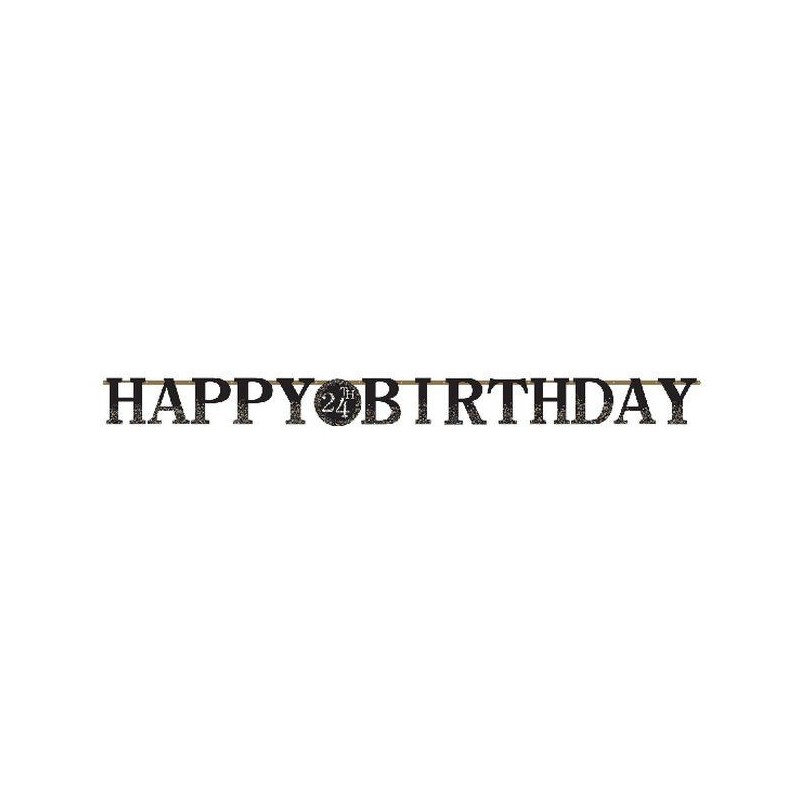 Cartel cumpleaños edad personalizable 3,2 m
