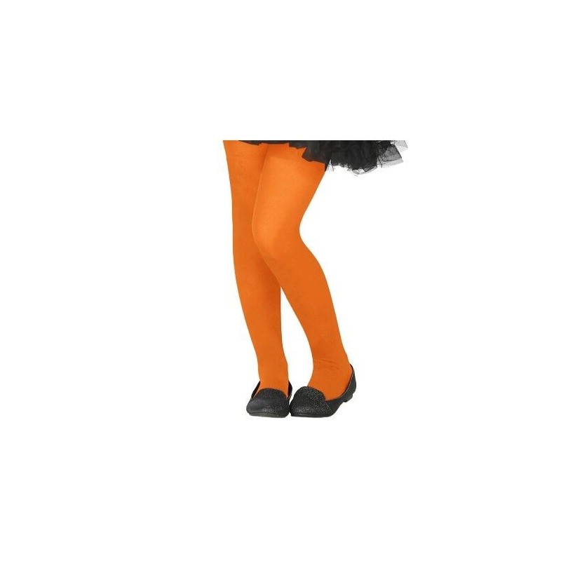 Pantys naranjas infantiles niña