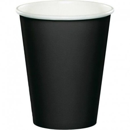 Vasos-negros-carton-cumpleanos-8-uds-8423138540115-CV40115