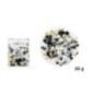 Confeti negro oro y plata 20 gr
