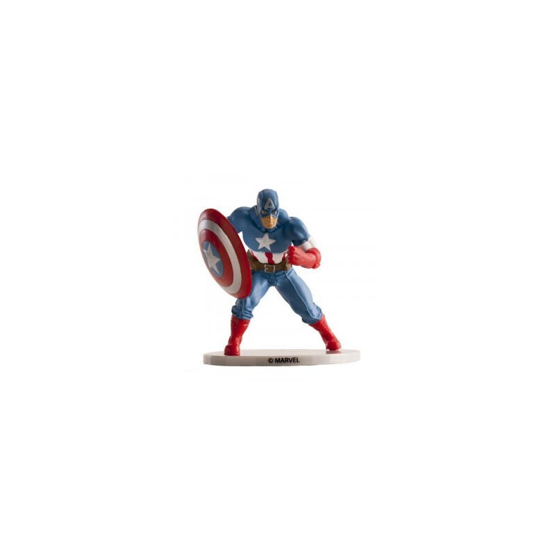 Figura Capitan america tarta 9 cm