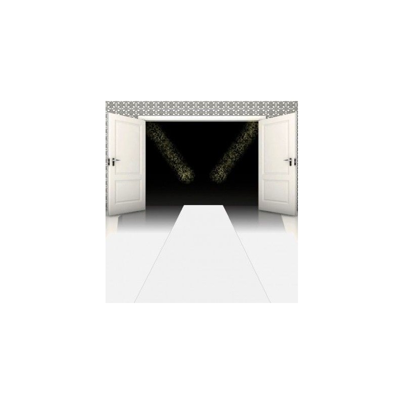 Alfombra blanca decoracion vip 450x60 cm