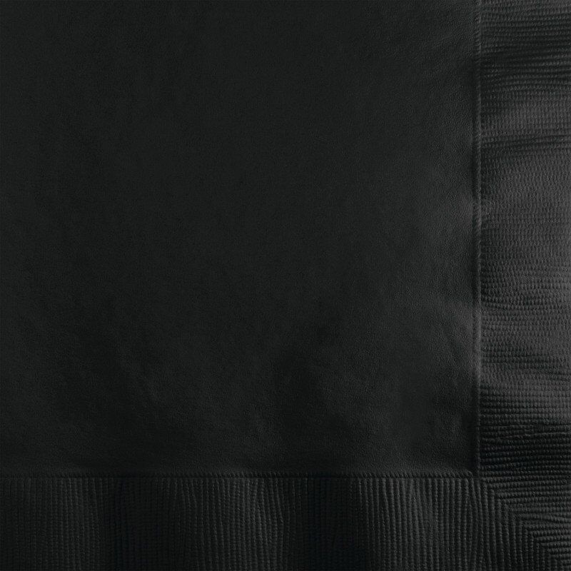 Servilletas negras 20 uds 25 cm