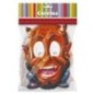 Mascaras personajes 6 uds fiestas