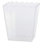 Caja transparente mediana 14x11x15 cm decoracion mesa chuches