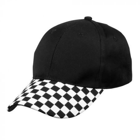 Gorra-Racing-carreras-negra-cuadros-blancos-8712026447586-44758