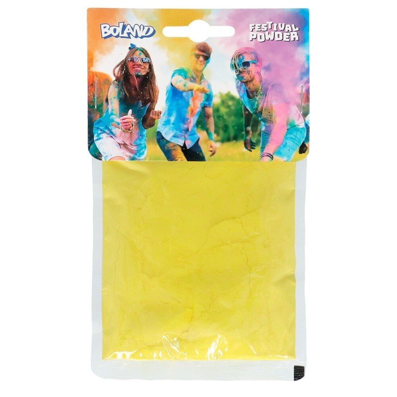 Polvos Holi amarillos 70 gr