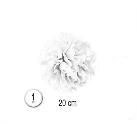 Pompon-Blanco-20-cm-de-papel-para-decoracion-8433584515035-51503
