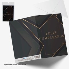 Tarjeta-felicitacion-Feliz-cumpleanos-negra-17x12-cm-8435127902715-90271