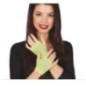 Guantes malla verde rejilla cortos 11 cm