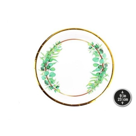 Platos-Ecualipto-blanco-y-oro-6-uds-23-cm-8433584576494-57649