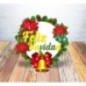 Figura campana navidad 30 cm