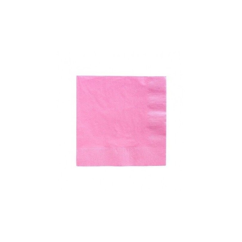 Servilletas rosa pastel 20 uds 33x33