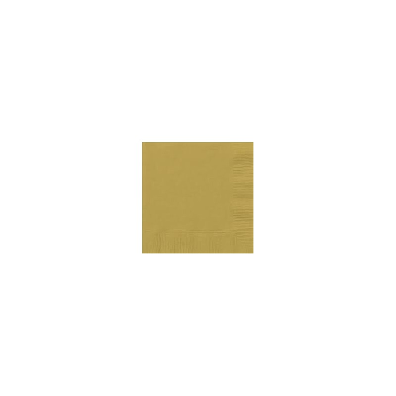 Servilletas oro 20 uds 33x36