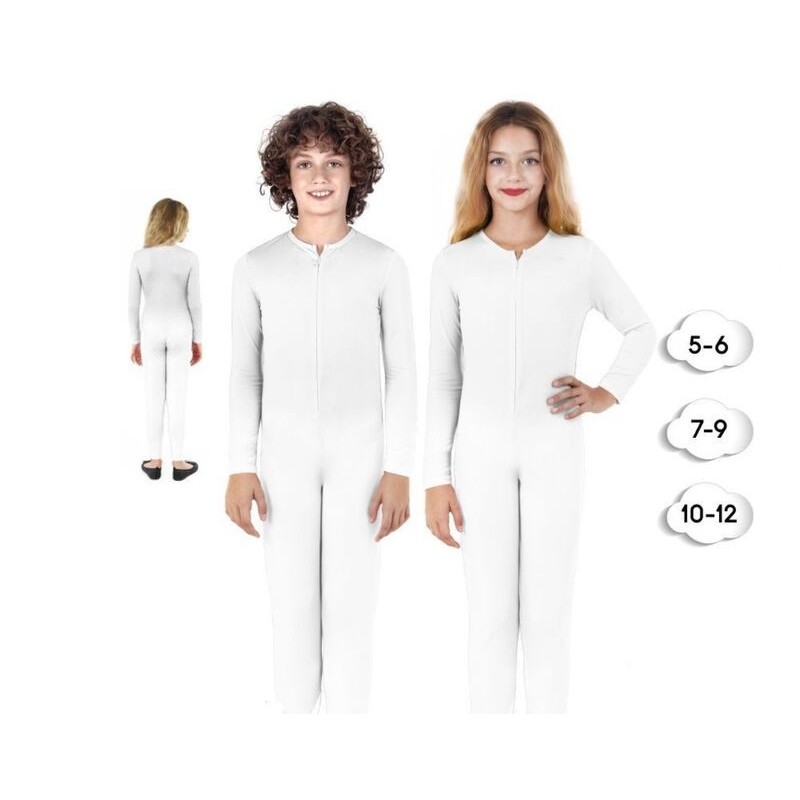 Mono blanco infantil talla 10-12 años