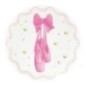 Platos Ballet 8 uds 18 cm zapatillas