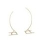 Soporte con 2 Arcos Semi-Arco, 200cm y 180cm Dorado alquiler