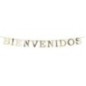 Letrero Bienvenidos oro 3 metros