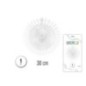 Roseton blanco colgar 30 cm