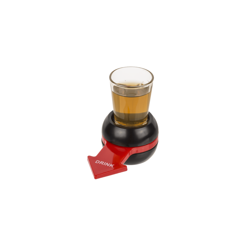 Juego beber gira la fecha con chupito