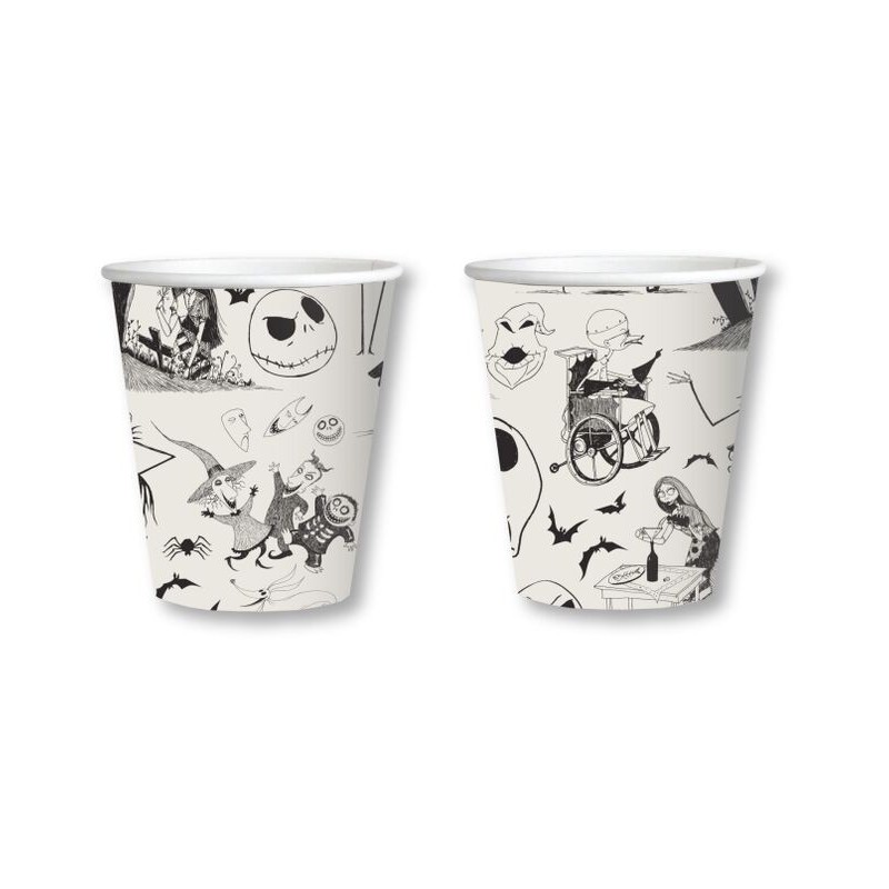 Vasos Pesadilla antes Navidad 8 uds 266 ml
