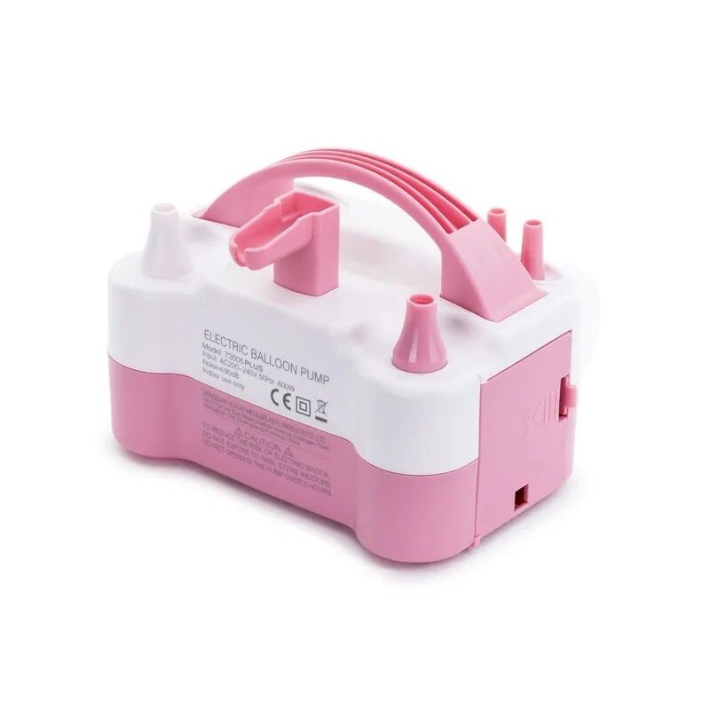 Hinchador electrico rosa con atanudos