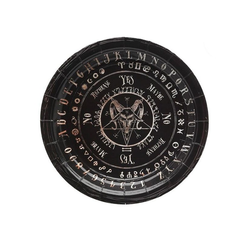 Plato Ouija 18 cm 6 uds