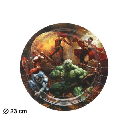 Platos-Superheroes-cumpleanos-6-uds-23-cm-8422259798491-79849