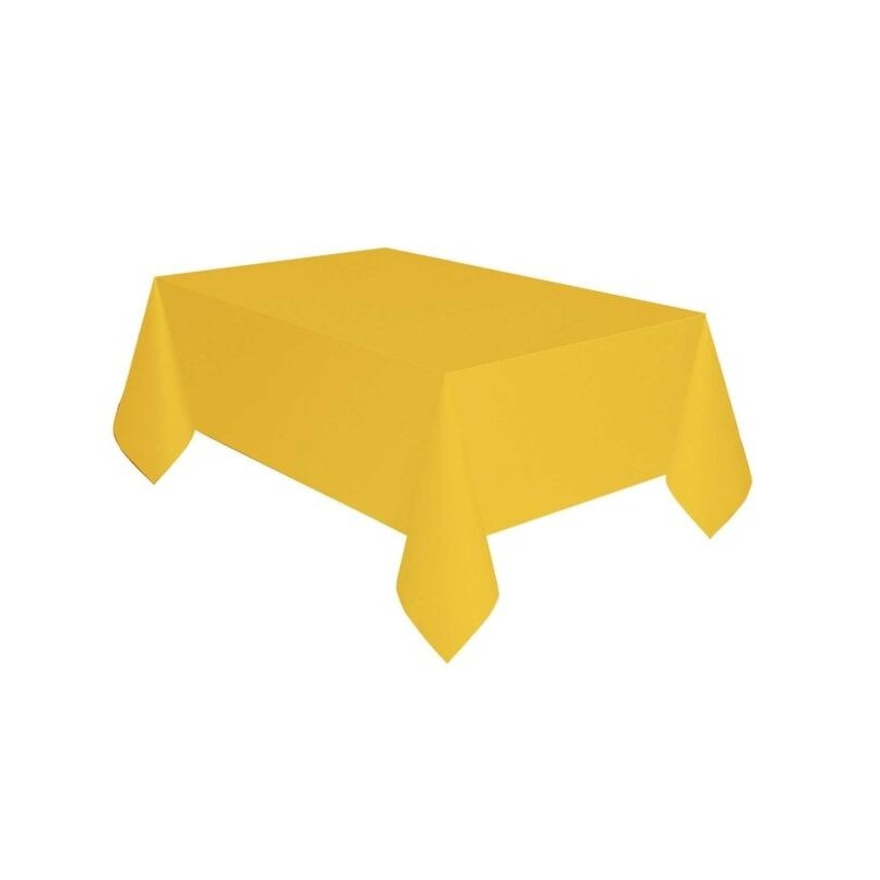 Mantel amarillo fiesta 137x274 cm