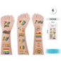 Tatuaje temporal arcoiris orgullo 6 tattoos