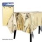 Mantel oro metal reutilizable 137x274 cm