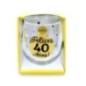 Vaso cristal Felices 40 años