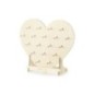 Expositor donuts corazon madera natural 65x59 cm